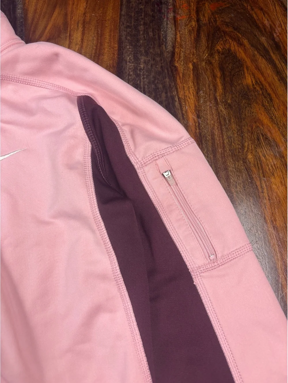 Nike Y2K Pink Full Zip Running Jacket